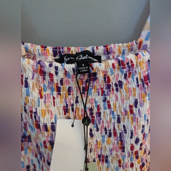 SAM EDELMAN Confetti Smocked Bodice Maxi Sundress - Picture 11 of 11